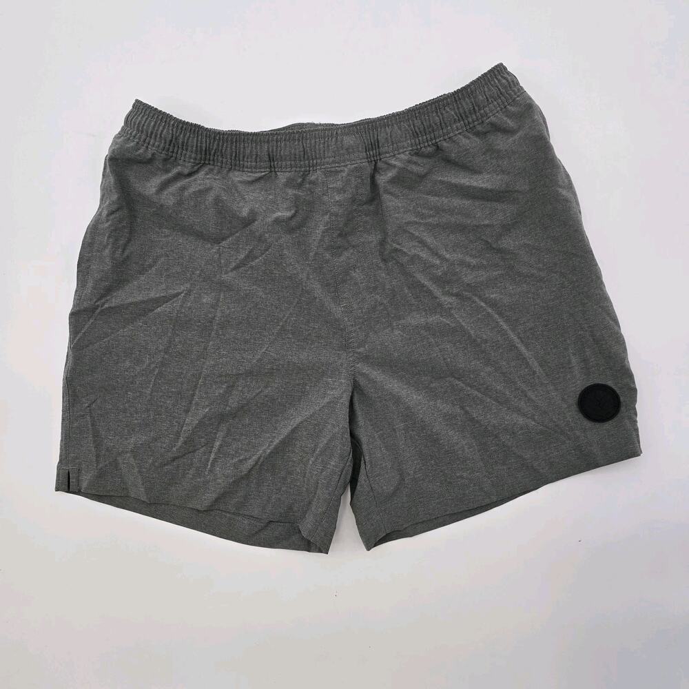 Chubbies Shorts Mens Large 5.5 Inch Gray Gym Swim Unlined Hybrid Amphibious